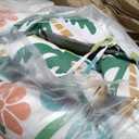 2 Pack Outdoor Chaise Lounge Chair Cushion 75.1 x 22.8 x 4.7 Inches 100% Waterproof Replacement Cotton Patio Pool Lounge Chair Cushion for Outdoor Furniture with Ties, Green Coconut Tree