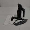 Window Vacuum Squeegee Cordless, Window Vac with Detachable Water Tank and Strong Suction, Electric Window Cleaning Tool for Shower Wall, Glass, Mirror, Countertop, Tiles, Car Windshield (Black Grey)