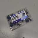 20PCS Shelf Pins 1/4 Inch (6.35mm) Cabinet Support Pegs L-Shaped Metal Shelf Clips for Wood Shelving with Black Rubber Sleeve YY029-7Z