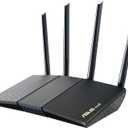 ASUS RT-AX1800S Dual Band WiFi 6 Extendable Router, Subscription-Free Network Security, Parental Control, Built-in VPN, AiMesh Compatible, Gaming & Streaming, Smart Home