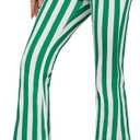 Flare Jeans for Women High Waisted Stretchy American Flag Bell Bottoms Denim Flare Pants (Green)