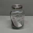 2 Gallon Glass Beverage Dispenser, 18/8 Stainless Steel Spigot and Lid - Glass Drink Dispensers for Parties - Mason Jar Drink Dispensers with Lids - Laundry Detergent Holder