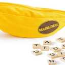 Bananagrams Classic Word Game Fast-Paced Spelling & Anagram, Family & Travel Game , 144 Letter Tiles in Portable Banana Pouch, 18 Players, Educational Wordplay Fun for Ages 7+