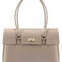 LOVEVOOK Laptop Bag for Women Work Tote 17.3 Inch Briefcase Messenger Bag Waterproof Business Office Professional Large Capacity Handbag Shoulder Bag,Apricot