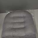 Universal Booster Seat Cushion with Adjustable Height, Breathable Mesh Portable Design with Straps, Improve Vision Improve Sitting Posture Stress Relief Driving Office Family Outdoor - Gray