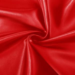 Horbaunal Red Satin Fabric 60 Inch Wide by The Yard, Soft Charmeuse Satin Fabric for Wedding Dress, DIY Craftings, Costumes, 1 Yard