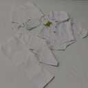 SANMIO Baby Boy Clothes Suits Infant Gentleman Outfit Collared Dress Shirt+Vest+Tie+Corsage+Pants 5Pcs Baby Suit Sets (12-18 Months)