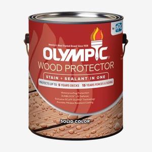 OLYMPIC® Wood Protector Solid Color Stain + Sealant