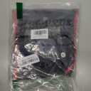 Crampons 19 Spikes with Stainless Steel Chain Ice Snow Grips Traction Cleats System Safe Protect for Walking, Jogging, Climbing, Hiking on Snow and Ice, Boots Chains for Women Men (Medium, black)