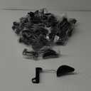 Plastic Shoe Stretcher Men, 19 Pairs Adjustable Shoe Trees for Men Portable Shoe Tree Shaper Stretchers Holder