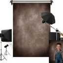 Kate 5x7ft Gray Texture Backdrop Gray Purple Abstract Portrait Headshot Backgrounds for Photoshoot, Photo Video Studio Prop (Brown)
