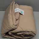 CozyLux Comforter Set Khaki - Bed in a Bag Queen Size 7 Pieces, Luxury Soft Bed Set for All Seasons, Bedding Set with Down Alternative Comforter, Sheets, Pillowcases & Shams.102×90