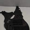 rabbitgoo Tactical Dog Harness for Small, Heavy Duty Pet Harness with Handle, No-Pull Service Vest Small Breed, Adjustable Military Dog Vest for Training Hunting Walking, Black, S