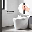 Anti-Slip Black Grab Bar 20 Inch, Grab Bar for Bathtub and Shower