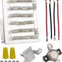 Dryer Heating Element Kit 503978 61927 964p3 Fit for Speed Queen Whirlpool Amana Admiral Maytag Dryer ADE3SRGS173TW01 ADE3LRGS171TW01 ADE30RGS171TW01, Dryer Thermostat Thermal Fuse