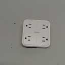 TESSAN Multi Plug Outlet Extender, Surge Protector Splitter with 4 Outlets Wall Charger, Multiple Expander for Travel, Home, College Dorm Room, Gray