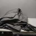 CozyLux Comforter Full Size Set Dark Grey, 3 Pieces Solid Dark Gray Soft Bed Set for All Season, Luxury Breathable Quilted Style Microfiber Down Alternative Bedding Sets (1 Comforter & 2 Pillowcases)