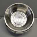 Dinnerware Sets Vegetable Strainer Bowl 2Pcs Stainless Steel Drain Basin Basket Vegetable Fruits Washing Bowl Strainer Basket