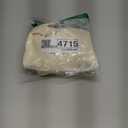 OQQ Women Bodysuit Contrast-Trim Square Neck Long Sleeve Stretch Bodysuit Tops (Small, Beige)