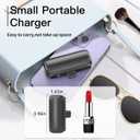 2 Pack 5500mAh Portable Charger for iPhone, Upgrade Ultra-Compact 20W PD Fast Charging Cute Travel Portable Phone Charger, Mini Power Bank for iPhone 14/14Pro/13/12/11/X/8/7/6 Series