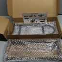 BDBDYEAY Bathroom Countertop Organizer, 2 Tier Vanity Organizer and Storage for Cosmetic Skincare Perfume, Wood Bead Storage Shelf for Bathroom Kitchen Coffee Station