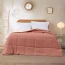 Modern Threads Down Alternative Reversible Comforter Dark Rose/Pink Twin