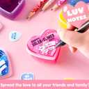 JOYIN 30 PCS Valentines Day Clear Slime Hearts for Kids Classroom Exchange Prizes, Valentine Party Favors, Gift Exchange