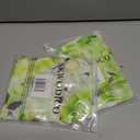 2 x DanceForma Flowers Pattern Ballet Chiffon Wrap Skirts Skwodico WSK2212 (Green, M)