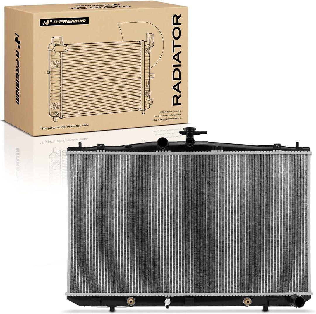 A-Premium Engine Coolant Radiator Assembly with Transmission Oil Cooler Compatible with Lexus RX350 2010-2015 & Toyota Sienna 2011-2016