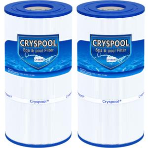 Cryspool® 08046 Filter Compatible with CX900RE, Star-Clear Plus C900, C-900, Posi-Clear PXC-95, Ultral-B6, PP-B6, C-8409, PA90, FC-1292, 90 Sq. Ft Pool Filter Cartridge, 2 Pack