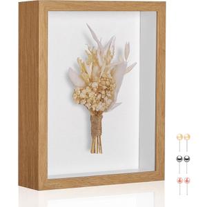 Shadow Box Picture Frame Display Case with Soft Linen Back and Thickened Panel,Black Deep Shadow Memory Box Frame