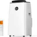 14000BTU Portable Air Conditioners Inverter Technology,Dual Hose Fast Cooling Portable AC Unit for Large Room up to 700 sq.ft, w/t Dehumidifier & Fan, (42dB) Quiet Sleep Mode, Remote Control