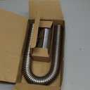 BLACKHORSE-RACING 24" Stainless Steel Radiator Flexible Coolant Water Hose Kit with Caps Universal (Silver)