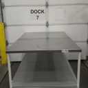 Stainless Steel Mobile Prep Table with Powder-Coated Mild Steel Frame, 
 30X48 Inches