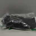 REORIA Women's Sexy Mesh Long Sleeve Boned Corset Top Trendy Y2K Square Neck Going Out Bustier Crop Tops (XX-Large, Black)