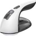 Rechargeable Fabric Shaver and Lint Remover, 3-Speed Adjustable Sweater Shaver with 6-Leaf Replaceable Stainless Steel Blades, 2.6Inch Large Mesh, Removable Bin for Clothes Fuzz, Lint, Pills, Bobbles (Black)