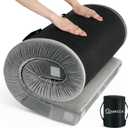 Sinweek Memory Foam Camping Mattress CertiPUR-US Waterproof Portable Roll Up Mattress for Adults Cot Mattress Car Van Sleeping Mat Pad with Carrying Bag (Cot (72*24*3"))