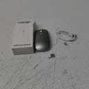 Bluetooth Wireless Mouse for MacBook Air Mac Pro Laptop Computer iPad Pad PC Laser Optical Rechargeable Mini Slim Silent Mouse Widely Used Desktop Hp iMac (Grey)