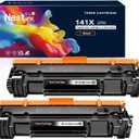 141X Compatible Toner Cartridge Replacement for HP 141X Black Toner Cartridge for HP W1410X 141A 141 Works with HP M110w, MFP M140w, MFP M139w Printers (2-Pack, with Chip)