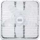 BLACK+DECKER Box Fan with 3 Speed Settings, 20 Box Fan with Carrying Handle, Rotary Knob and Recessed Cord Storage, Portable Fan and Cooling Fan for Home, Office, Garage, Basement & More (White)
