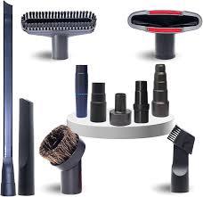 Replacement Vacuum Attachments & Brushes plus Universal Adapter Kit Compatible with Shop Vacs 21/4'' 17/8'' 13/8'' 11/4 Inch Flexible Vacuum Crevice Attachment Tool for Shop Vac Accessories