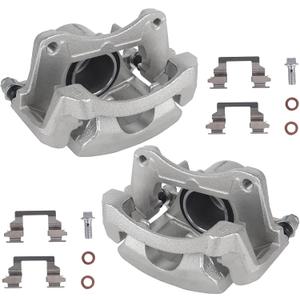 KUSATEC 18B4910A 18B4911A Disc Brake Caliper with Bracket fit for Chevy Malibu 2004-2012, Pontiac G6 2005-2008, Solstice 2006-2009, Saturn Aura 2007-2009, Sky 2007-2010; Both Left and Right side