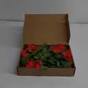 24 Pcs Red Rose Artificial Flowers with Long Stem Real Touch Silk Plastic Bouquet Red Roses Bulk for Wedding Party Table Centerpieces Festival Decorations