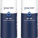 GLACIER FRESH Replacement for Bosch 11025825 Ultra Clarity Pro Refrigerator Water Filter BORPLFTR50, Compatible with KWF 2000, 12028325, 11032531, BORPLFTR50, WFC100MF, B36CT80SNS, B36CL80ENS (2 Pack)