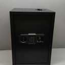 3.5 Cubic Large Fireproof Safe Box, Digital Safe with Alarm System, Removable Shelf and Mute Function, Digital Security Safes for Home, 12.5"D x 13.8"W x 19.7"H, Black