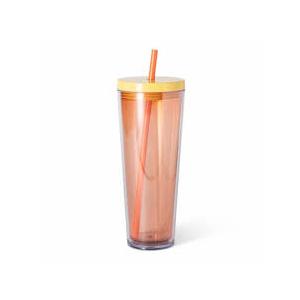 Everyday Living Tumbler Coral Plastic And Silicone 26 Oz