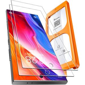 TOCOL for Samsung Galaxy S24 Ultra Screen Protector 9H Hardness Military Grade Shatterproof HD Tempered Glass 2 Pack (Clear)