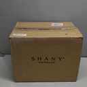 SHANY Essential Pro Makeup Train Case Cosmetic Box Portable Makeup Case Cosmetics Beauty Organizer Jewelry storage with Locks, Multi Compartments Makeup Box and Shoulder Strap - All Black