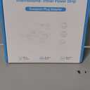 Kakyanill European Travel Plug Adapter, EU/UK/US Travel Plug Adapter Power Strip, 6 AC Outlets, 4 USB Ports (2 USB C), 3ft Wrapped Around Extension Cord, Universal Travel Adapter