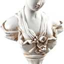 11.8" Classic Greek Venus de Milo Bust Statue, Resin Roman Goddess of Love and Beauty Sculpture Figurine for Home Dcor, Large Antique